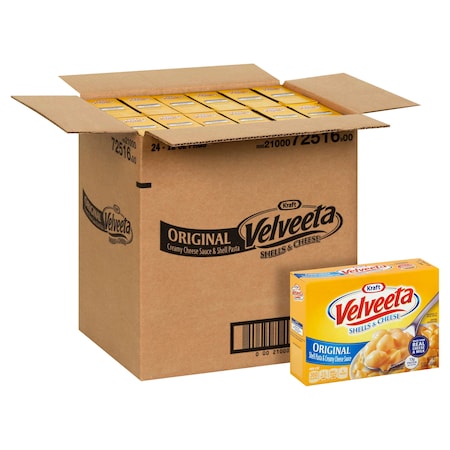 Kraft Velveeta Shells And Cheese 12 Oz. Box, PK24